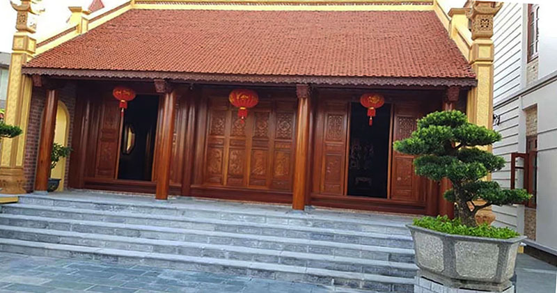 Nhà Kẻ Truyền 3 Gian – Mẫu Nhà Thờ Họ Bắc Bộ 