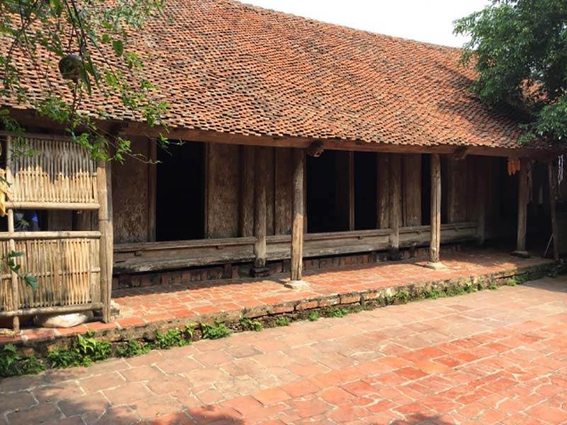 nhà kẻ truyền 3 gian ở làng cổ Đường Lâm