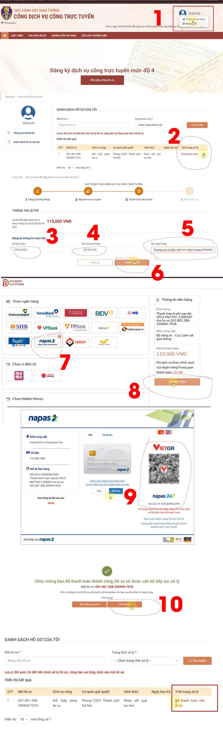 Đổi Giấy Phép Lái Xe Ô Tô Online