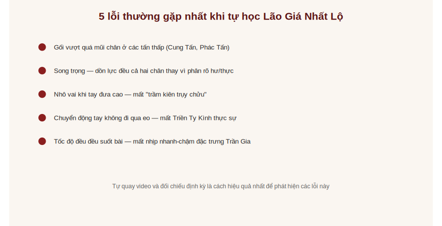 5 lỗi thường gặp nhất khi tự học Lão Giá Nhất Lộ