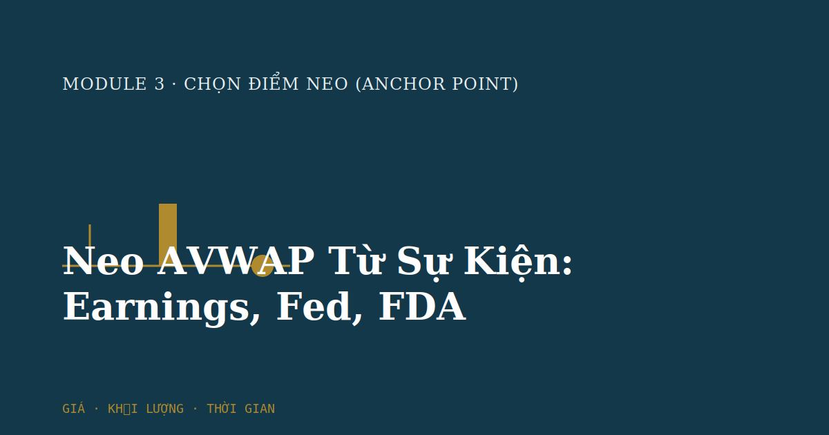 Neo AVWAP Từ Sự Kiện: Earnings, Fed, FDA