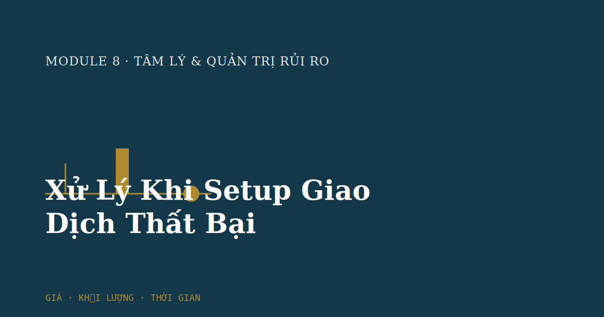 Xử Lý Khi Setup Giao Dịch Thất Bại